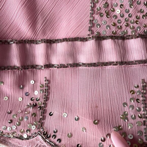 Deadstock Pink Fairy Sequin Top Insane 2000s glam... - Picture 8 of 8
